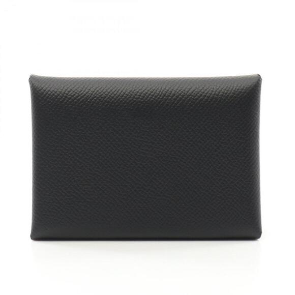 HERMES Black Leather Wallet - Picture 1 of 9